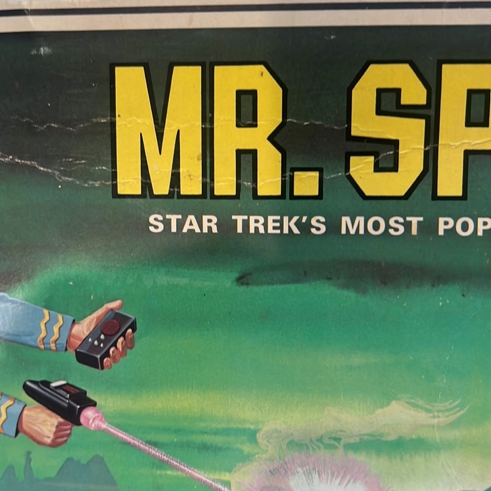 Star Trek Mr Spock 1968 Plastic Model Kit #S956. BOX ONLY Made in the USA by AMT - Picture 3 of 13